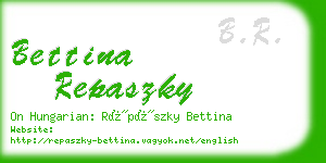 bettina repaszky business card